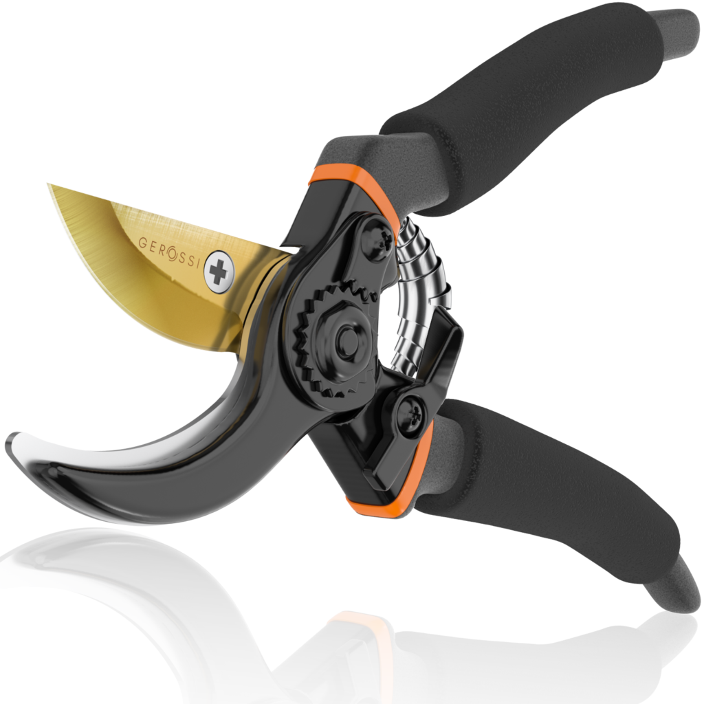 Premium Bypass Pruning Shears for your Garden – Heavy-Duty, Ultra Sharp Pruners Made with Japanese High Carbon Steel – Perfectly Cutting Through Anything in Your Yard