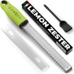Premium Classic Series Zester & Grater – Professional Kitchen Zester (Green)
